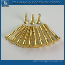 China Factory DIN7997 Brass Wood Screw
